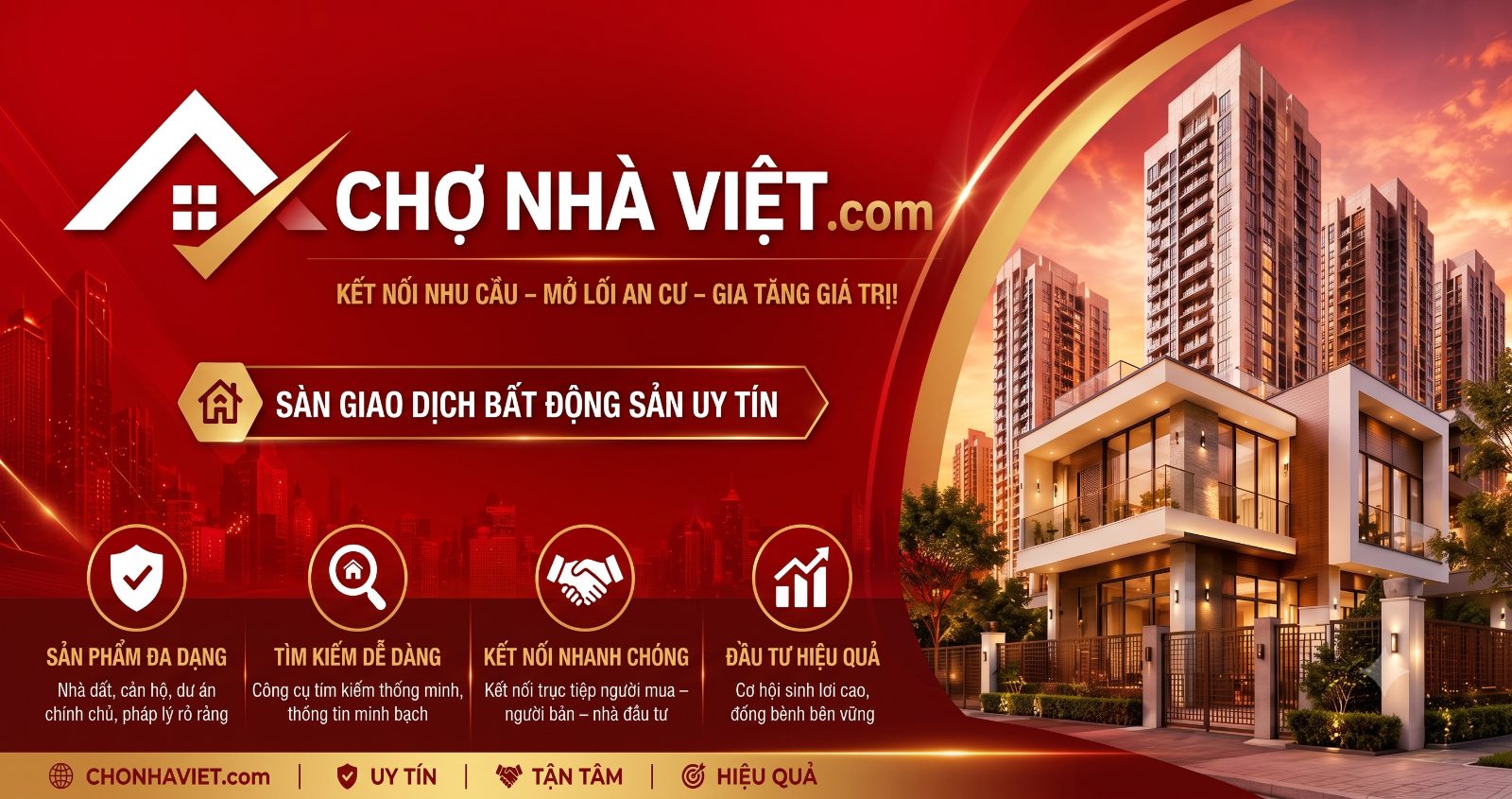 Ảnh minh họa bài viết: Chợ Nhà Việt – Nền Tảng Tìm Kiếm, Mua Bán Bất Động Sản Tại Việt Nam (Kiến Thức - Bình Dương, Bình Phước, Đồng Nai, TP.HCM, Việt Nam)