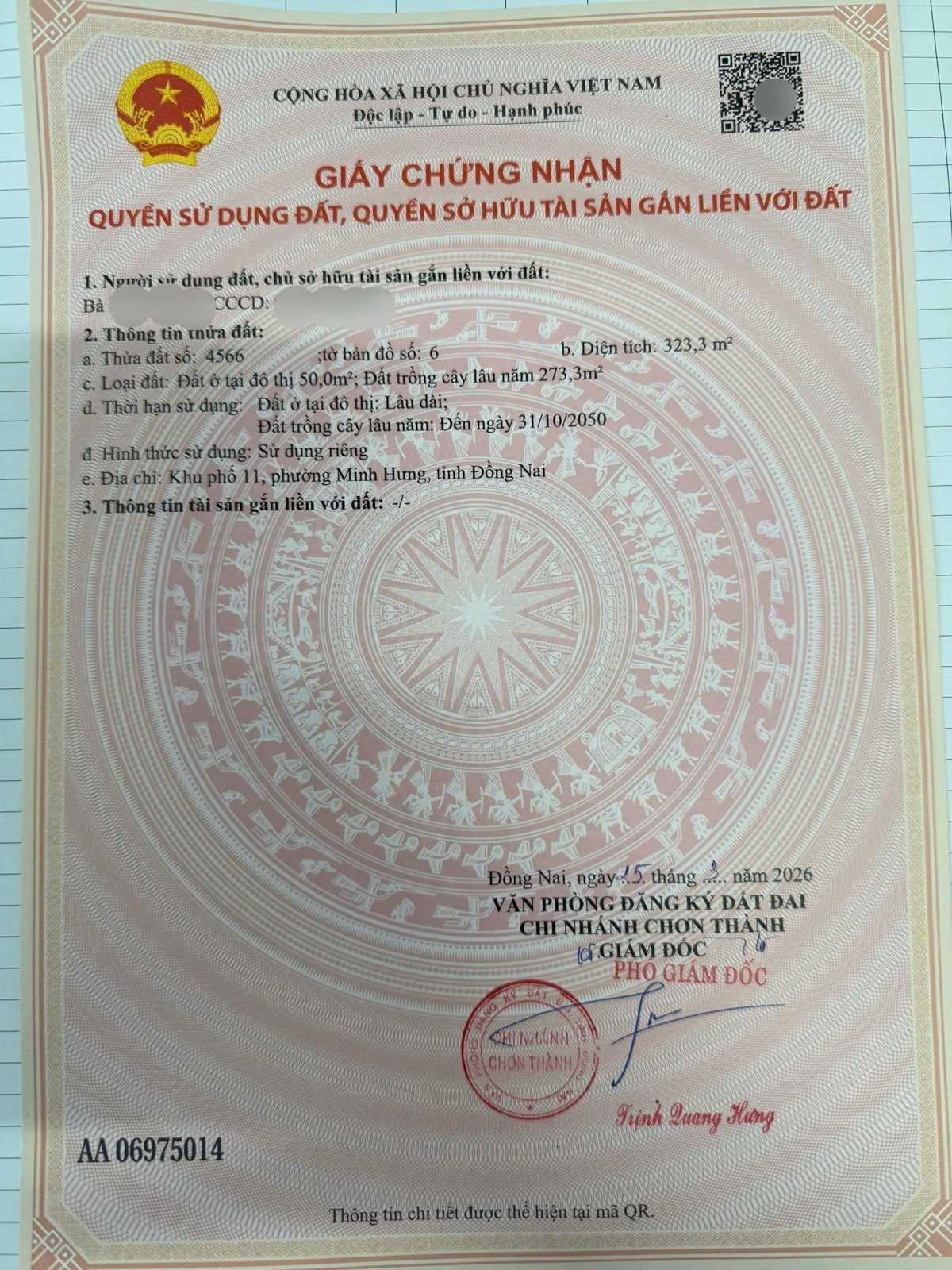 8,5m trục chính KCN Minh Hưng - Hàn Quốc tại Minh Hưng, Chơn Thành, Bình Phước - ảnh 3
