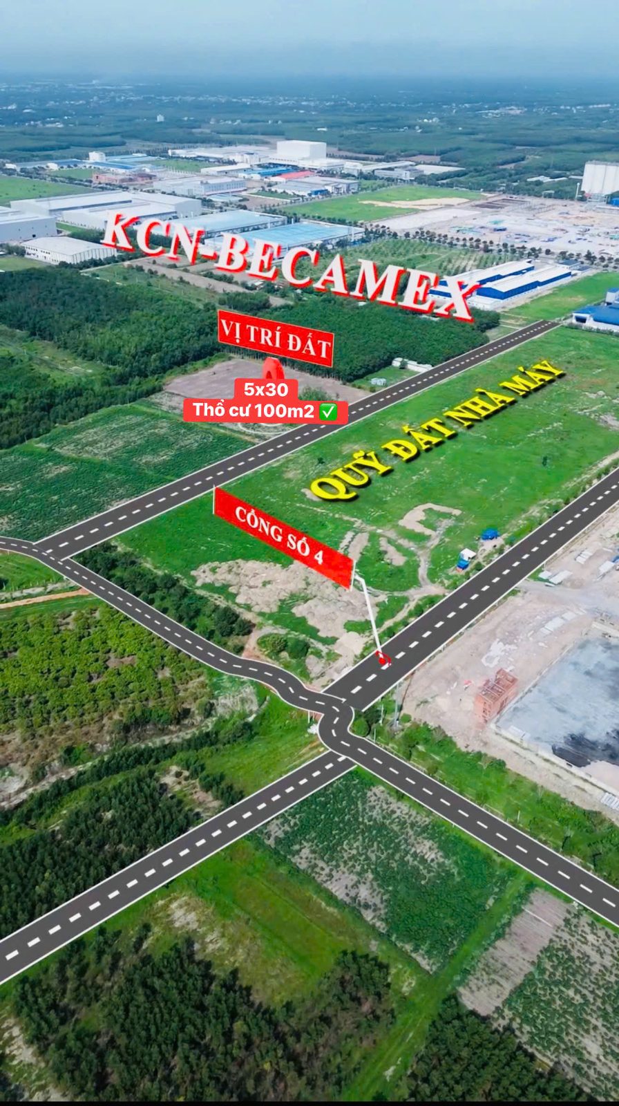 150m2 đất trong KCN Becamex - giá chỉ 475TR tại Minh Hưng, Chơn Thành, Bình Phước - ảnh 1