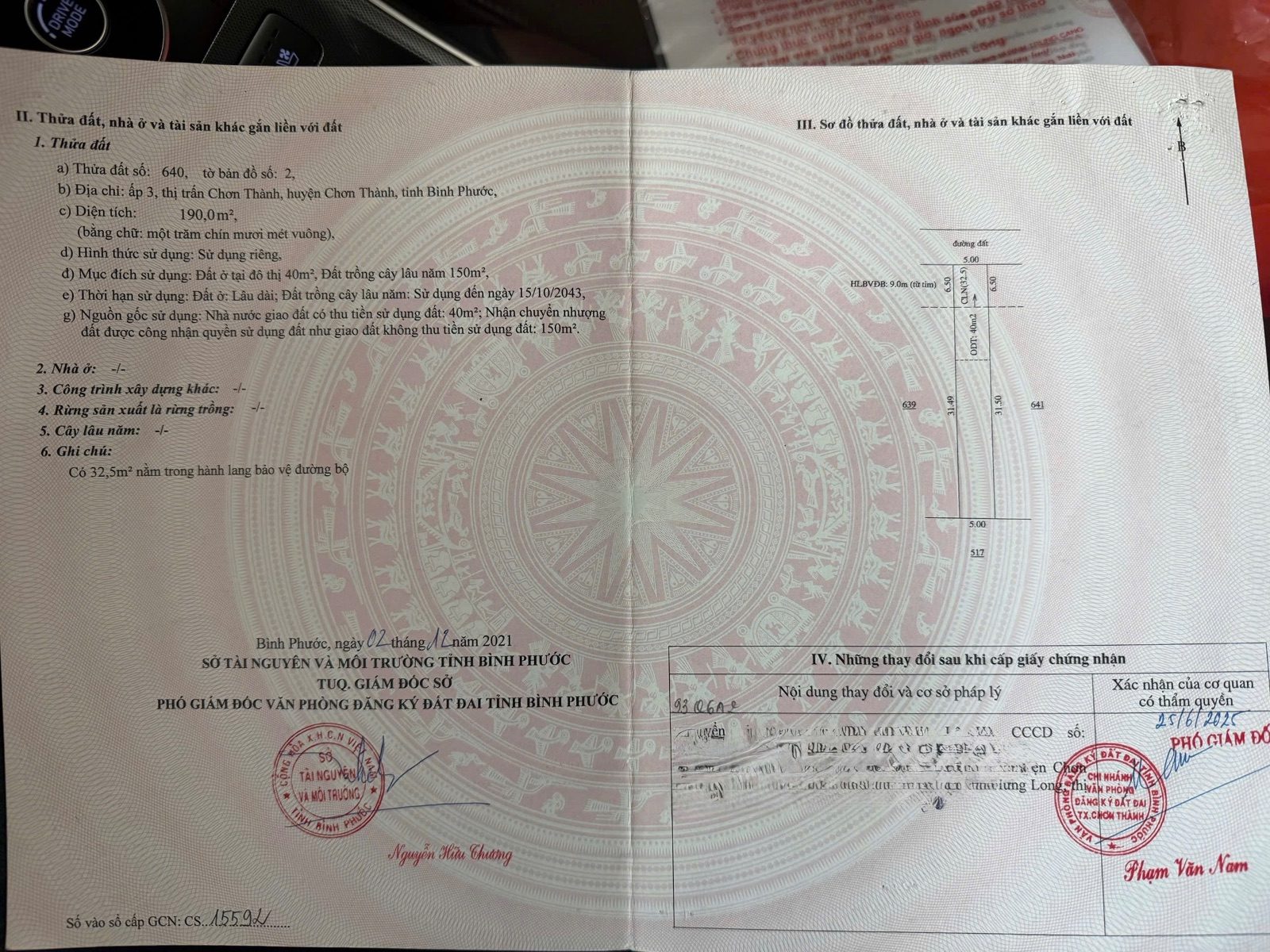 Nhựa 8m thanh tước-Chơn Thành chủ thanh khoản đất cách QL13 đúng 500m tại Hưng Long, Chơn Thành, Bình Phước - ảnh 3