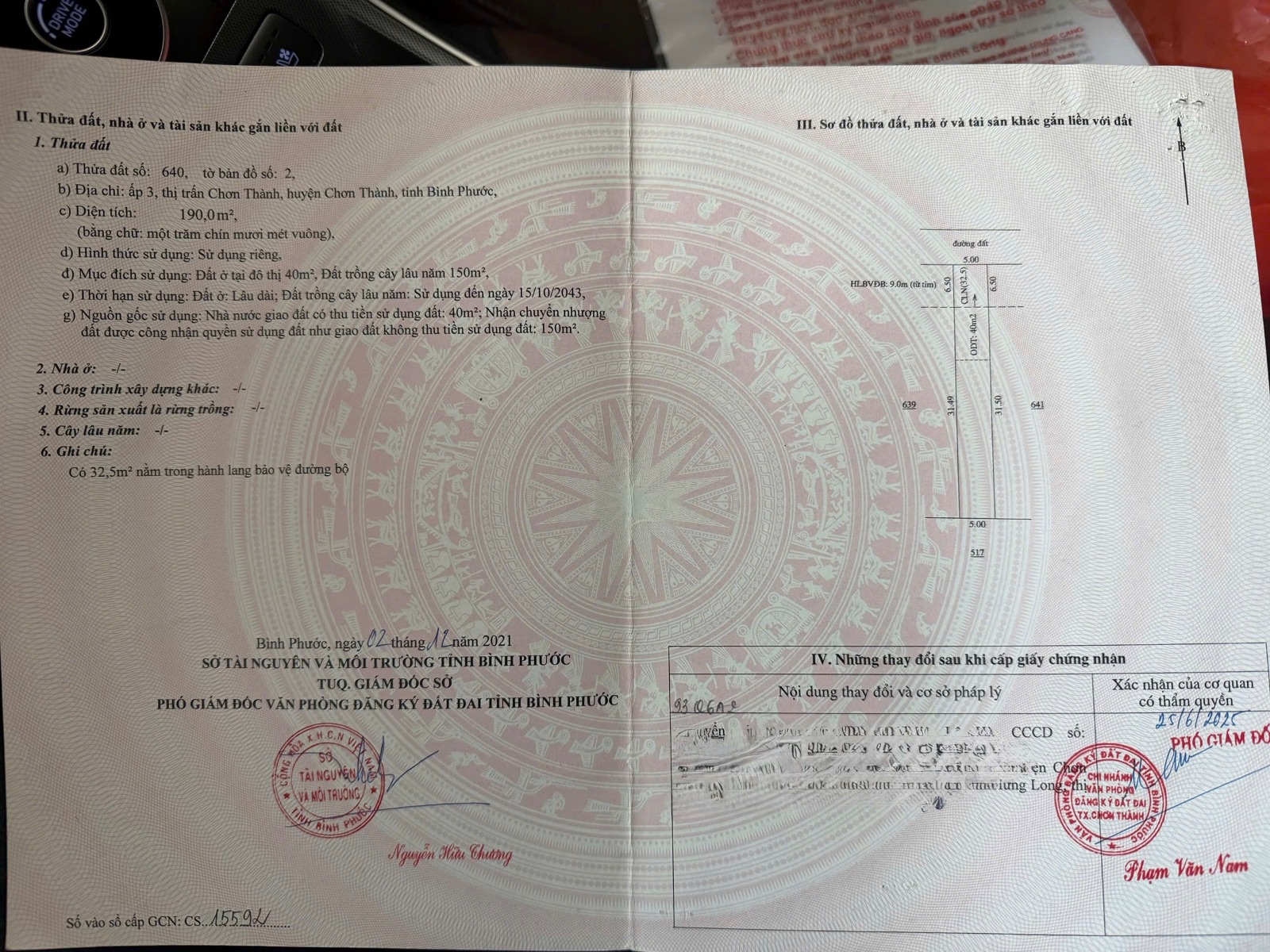 Nhựa 8m thanh tước-Chơn Thành chủ thanh khoản đất cách QL13 đúng 500m tại Hưng Long, Chơn Thành, Bình Phước - ảnh 3